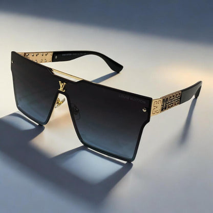 Louis Vuitton Men's Square Shield Sunglasses