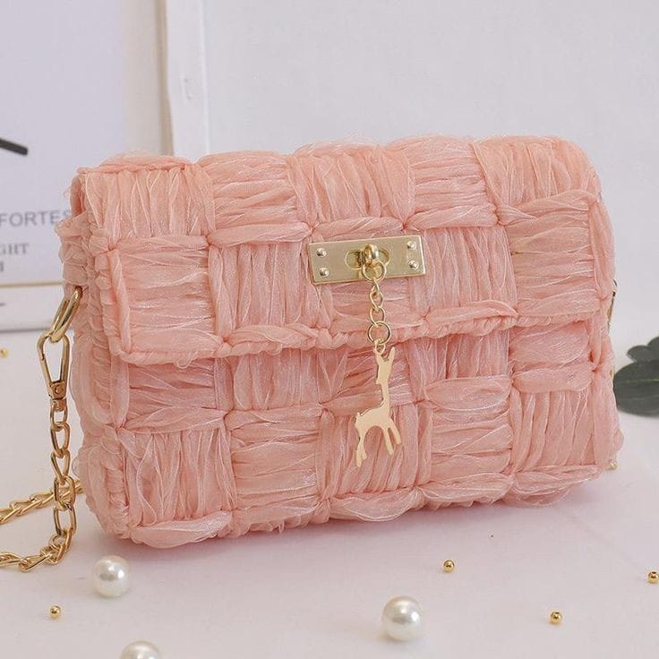 Chic Luxurious Handmade Handbag