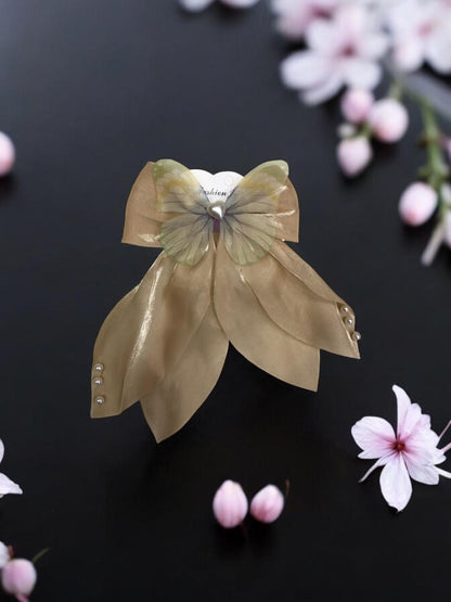 Mesh Butterfly Bow Tails Hair Clips