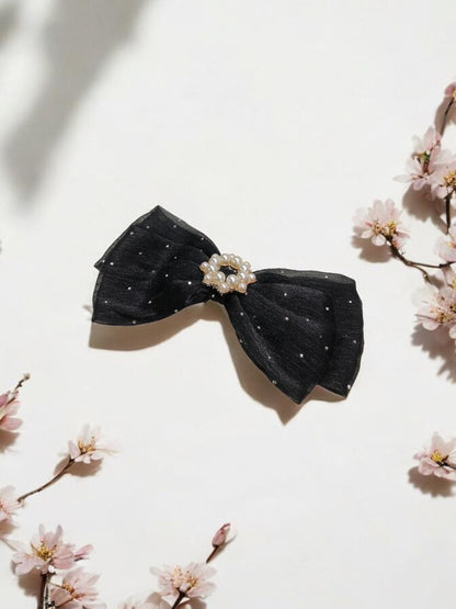 Pearl Bowknot Hairclip Hair Bow