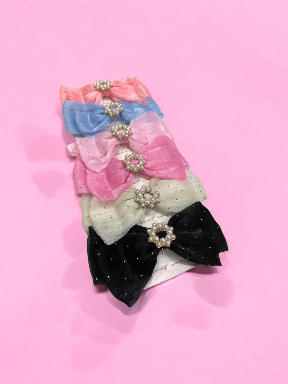 Pearl Bowknot Hairclip Hair Bow