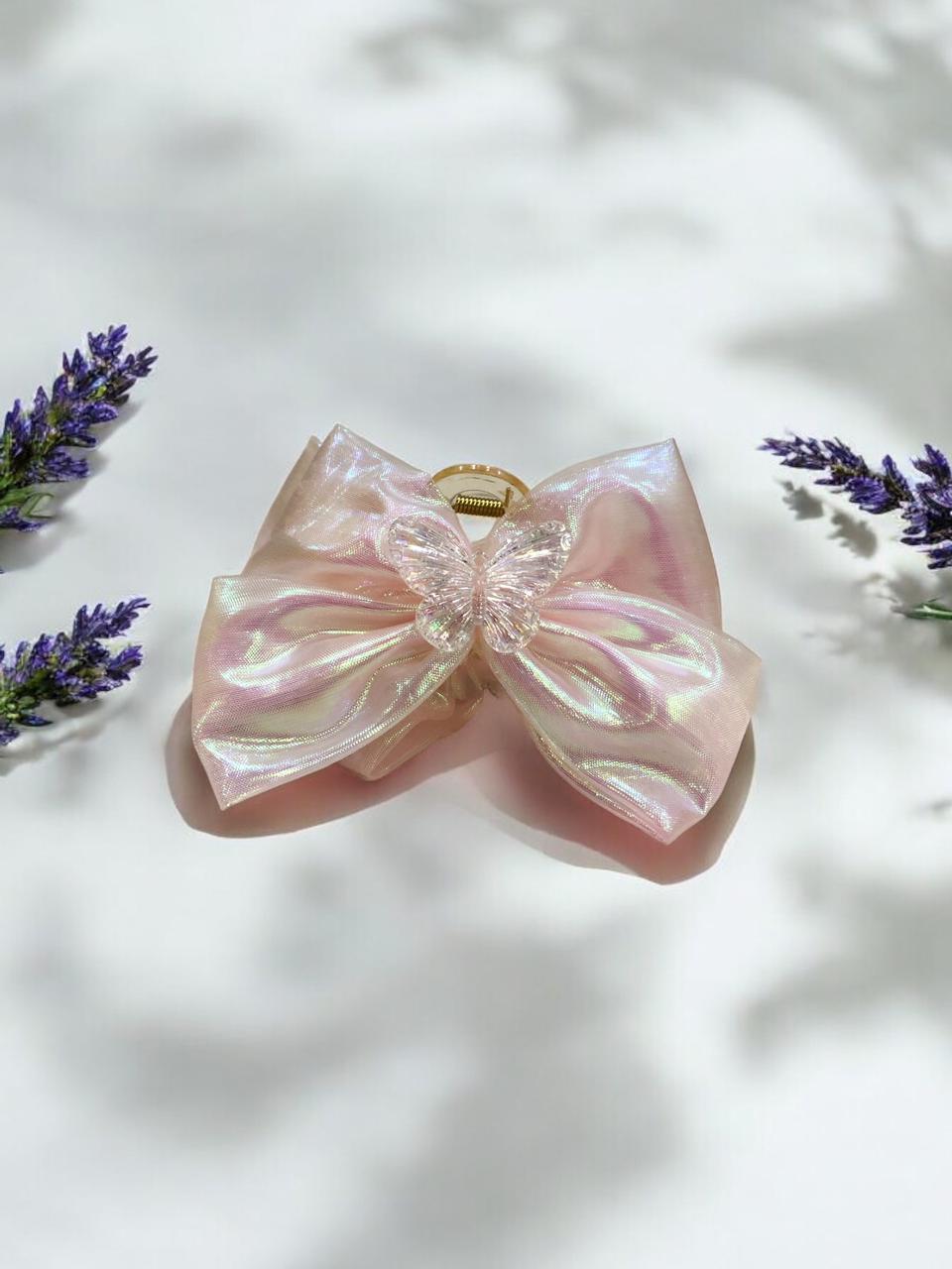 Mesh Butterfly Bow Hair Claw Clip