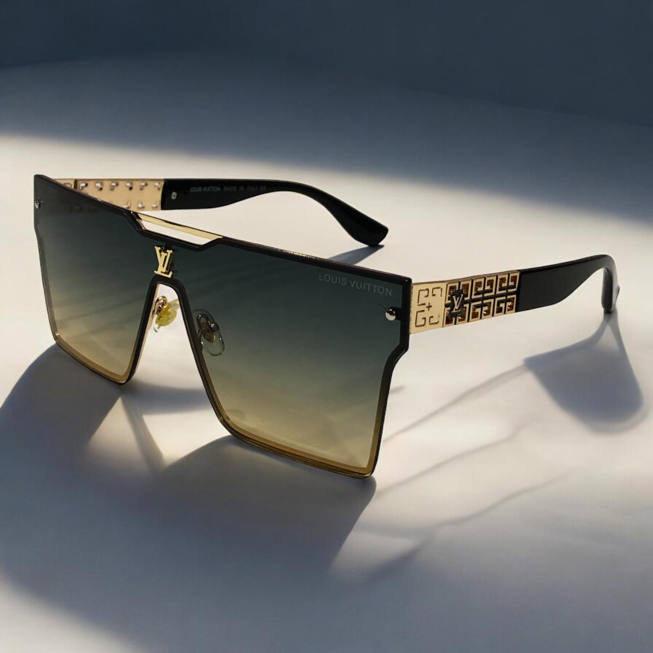 Louis Vuitton Men's Square Shield Sunglasses