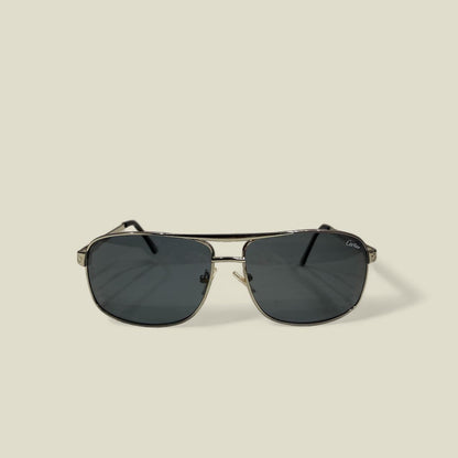 Silver Cartier Aviator Glasses 