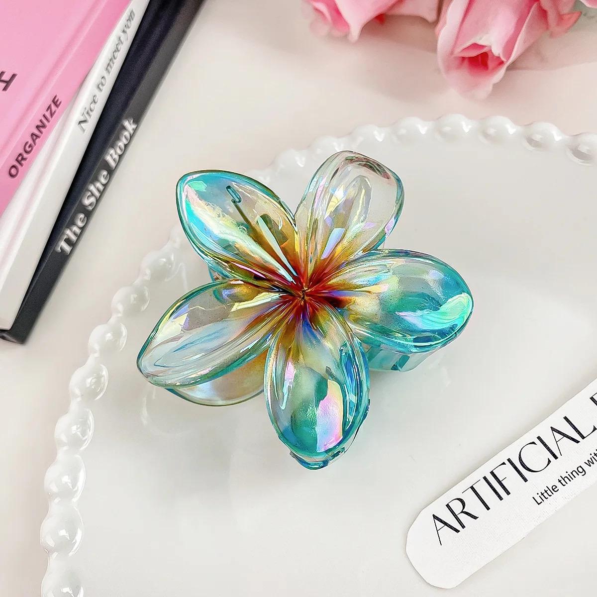 Women's Flower Hair Claw Clips | Colorful Hair Accessories