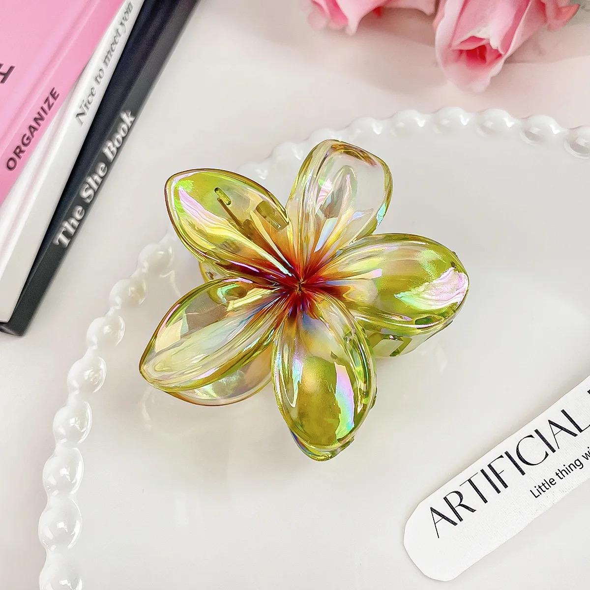 Women's Flower Hair Claw Clips | Colorful Hair Accessories